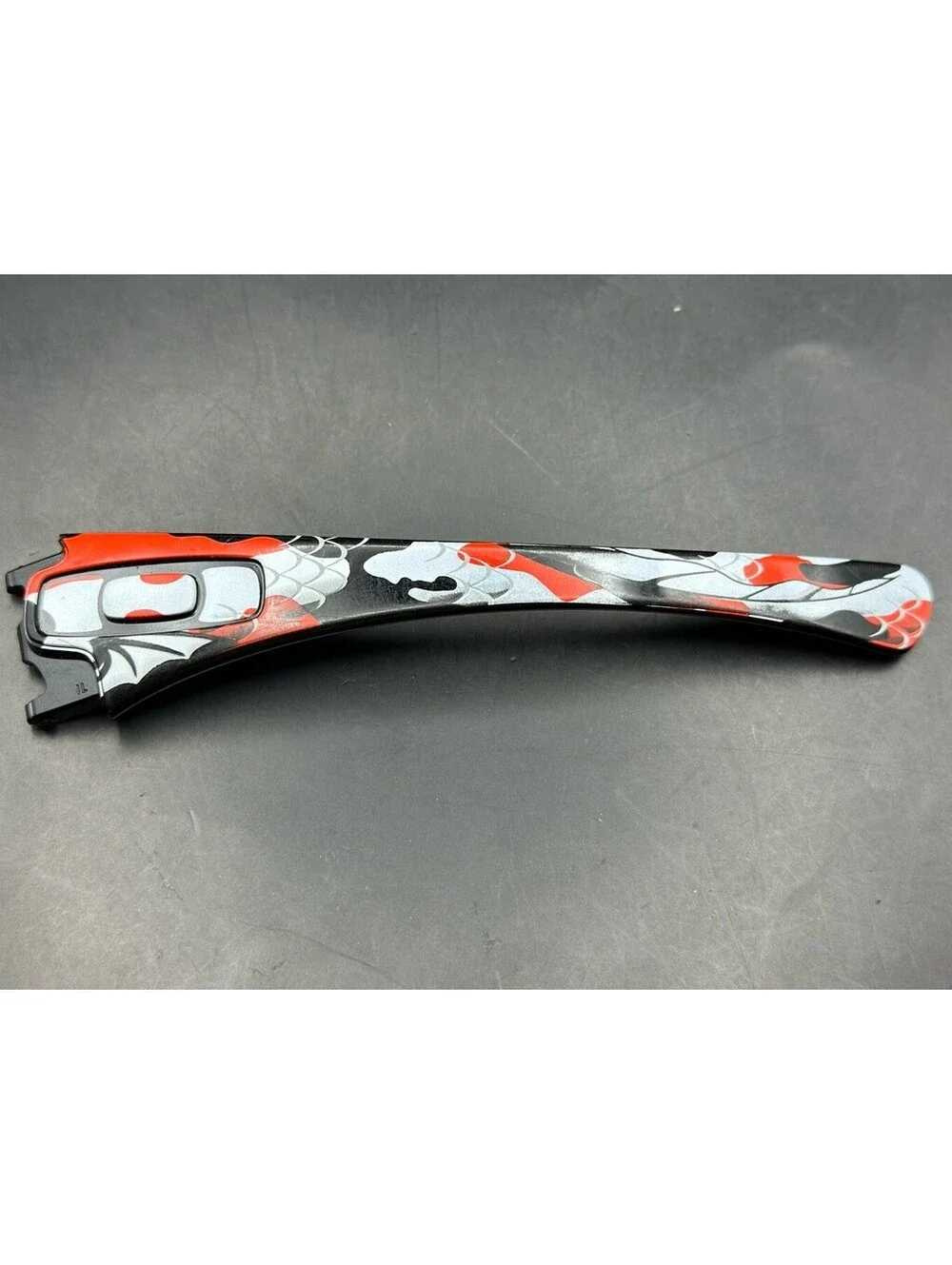 Oakley Antix Polished Black Koi Print OEM Left Replacement Arm